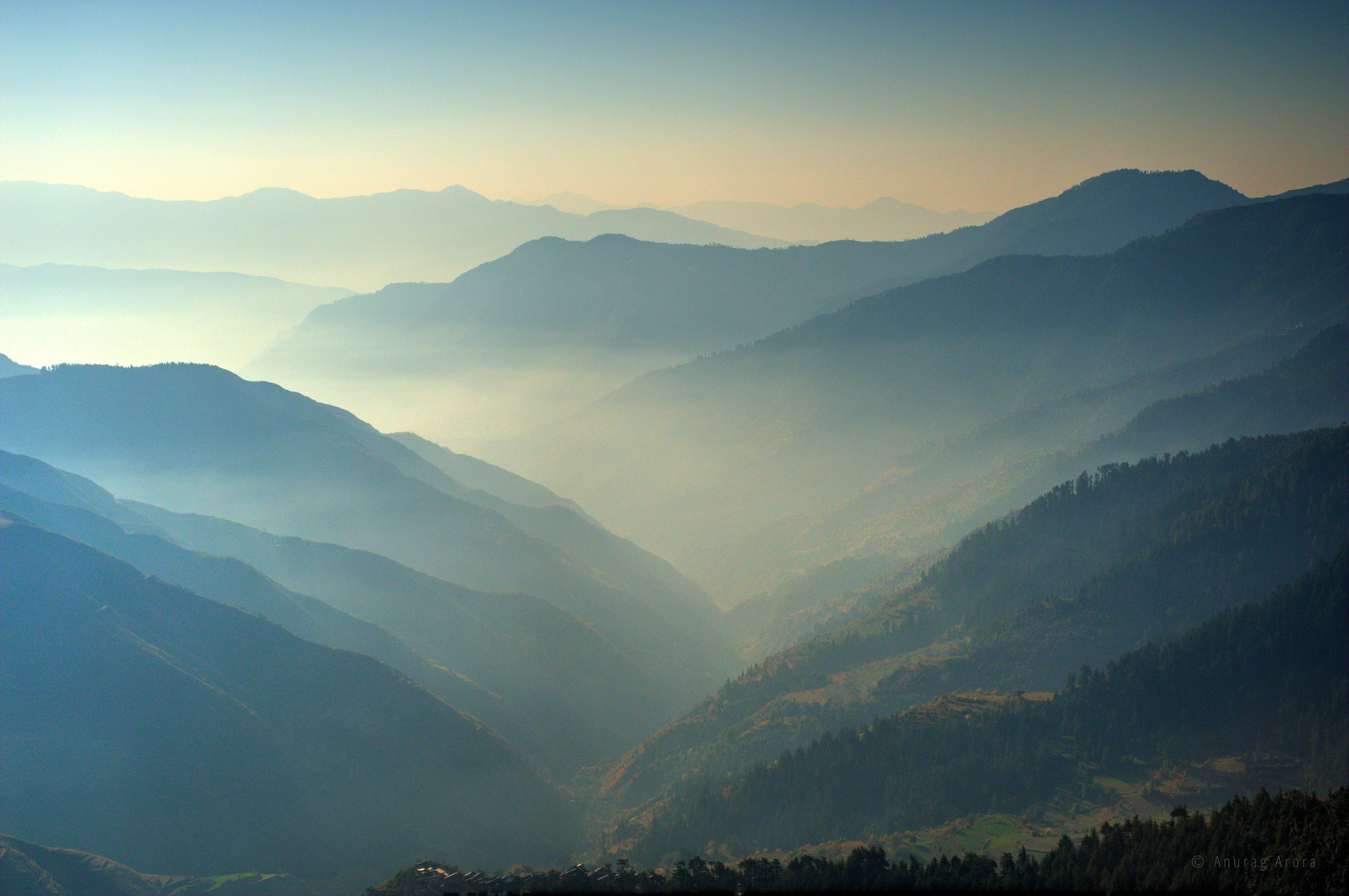 Misty Morning in the Himalayas

