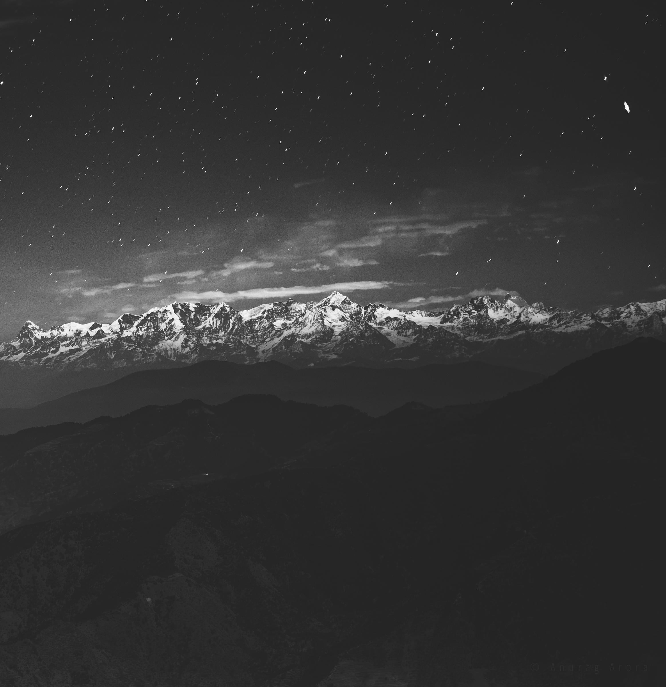 Moonlit Himalayas
