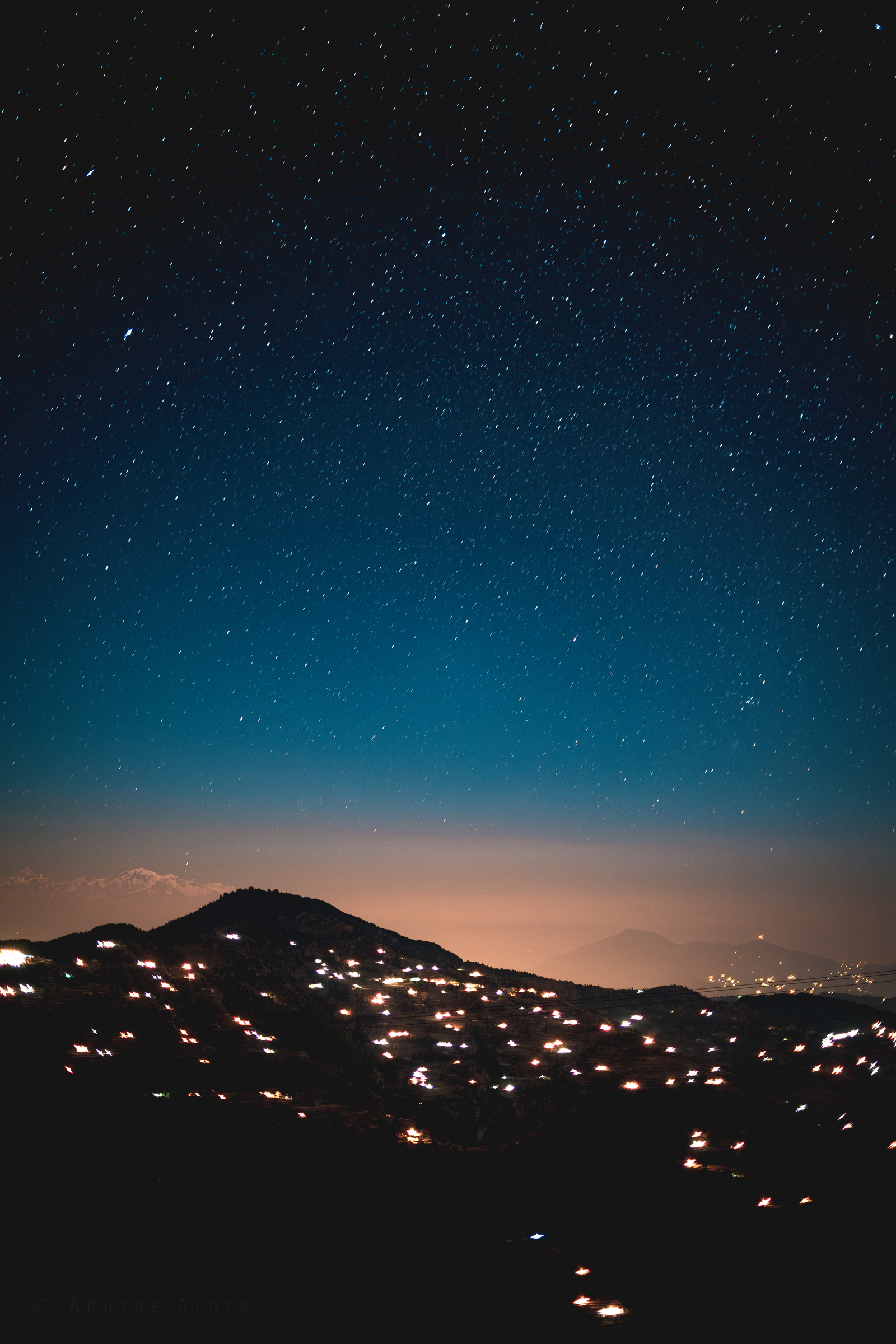 The Night Sky in Himalayas
